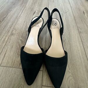 Vince Camuto Black Suede Heels